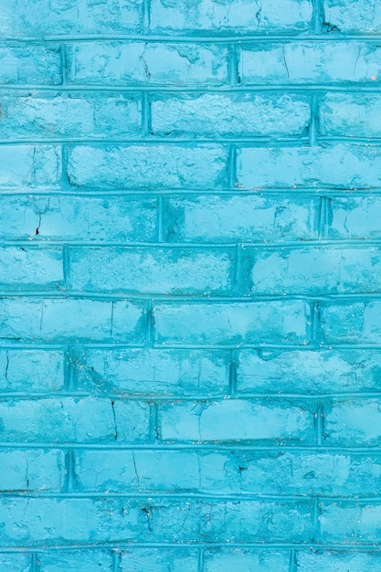 Texture de mur de brique bleue