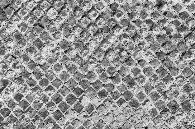 Texture de mur de brique en pierre noire et blanche, peut utiliser comme arrière-plan