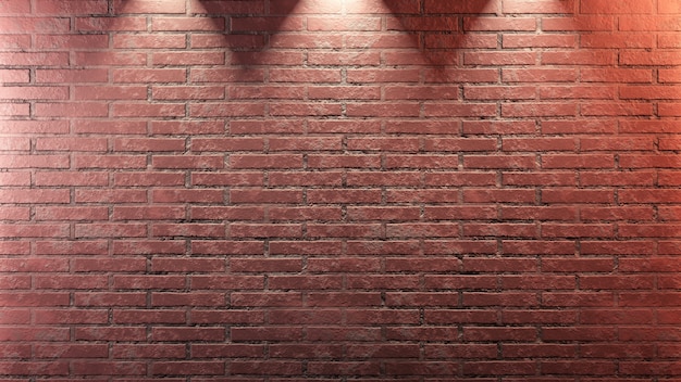 Photo texture de mur de brique rouge