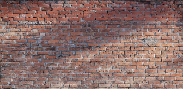 Texture de mur de brique rouge