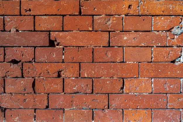 Texture de mur de briques rouges anciennes