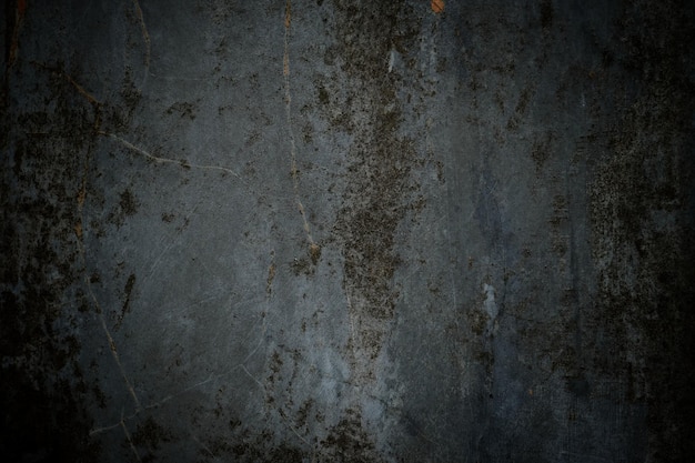 Texture de mur de ciment foncé pour les vieux murs de fond pleins d'égratignures et de taches
