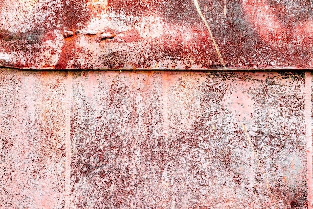 Photo texture d'un mur métallique avec des fissures et des rayures qui peuvent être utilisées comme arrière-plan