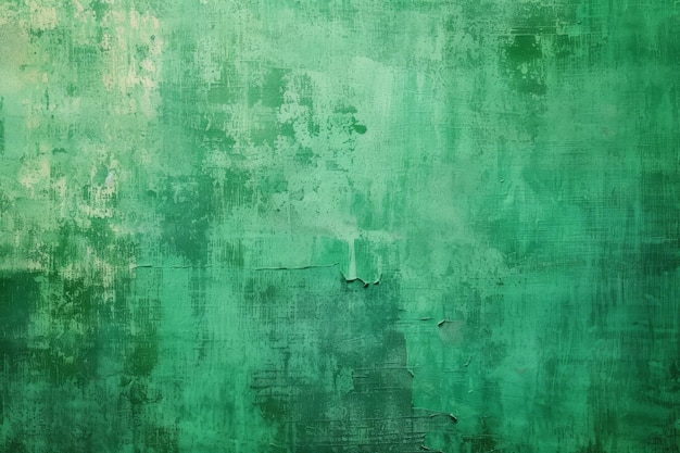 Texture de mur peinte en vert altérée