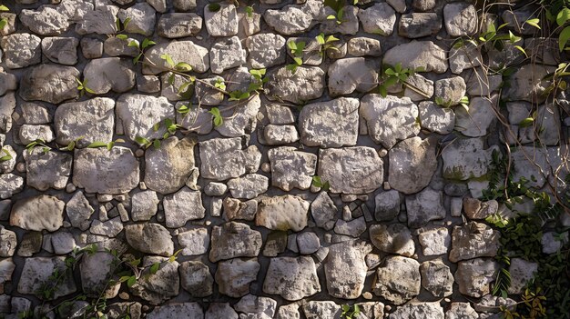 Texture de mur en pierre inspirée de la nature