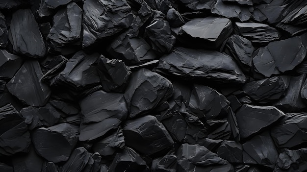 Texture de mur de pierre noire arrière-plan naturaliste lumière gutai compositions monochromatiques