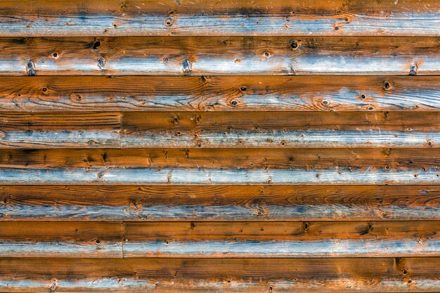 Texture de mur de planche de bois jaune