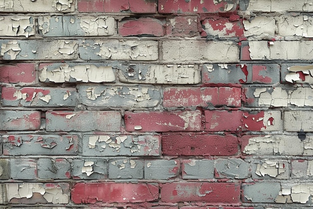 Texture des murs de briques fanées