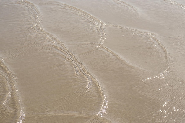 Texture naturelle des vagues de la mer et du sable