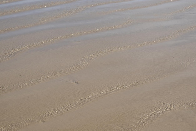 Texture naturelle des vagues de la mer et du sable