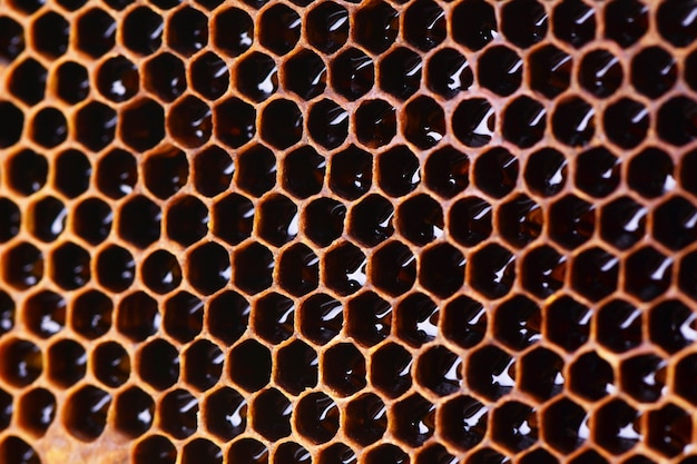 Texture de nids d'abeilles d'abeille