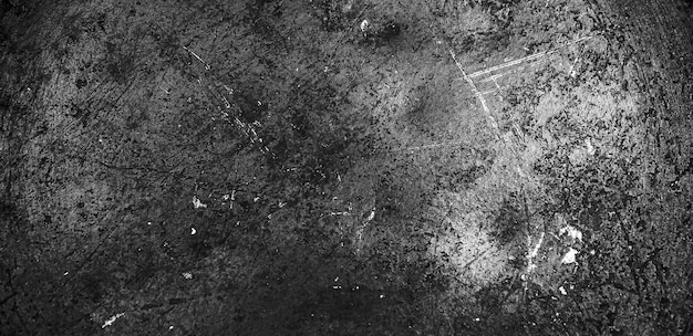 Texture noire grunge La texture des rayures sur le métal Texture rayures fond monochrome Fond dur texturé rugueux La surface est endommagée