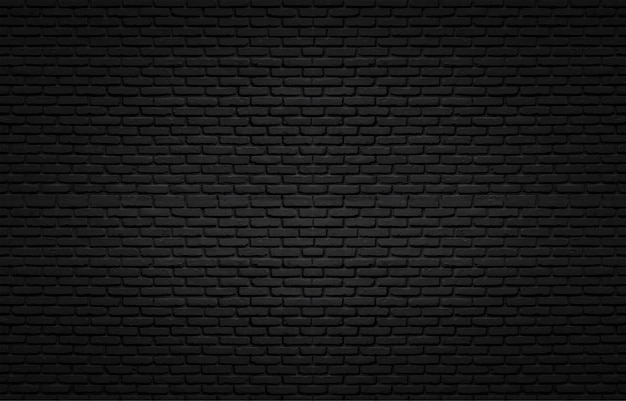 Texture Noire Avec Mur De Briques Pour Le Fond