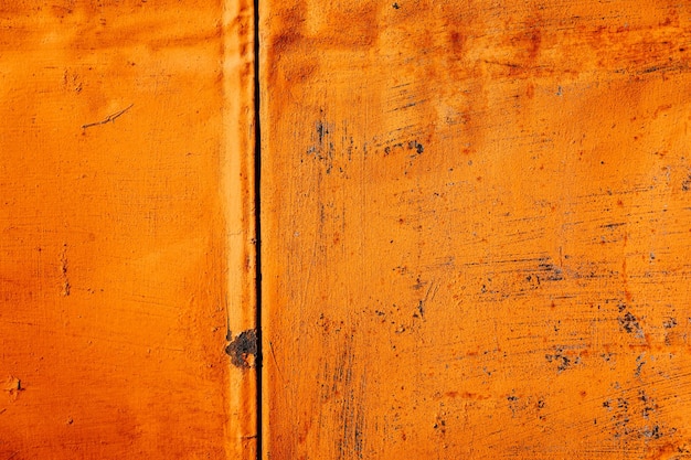 Texture orange métallique vieilli Fond Grungemetal