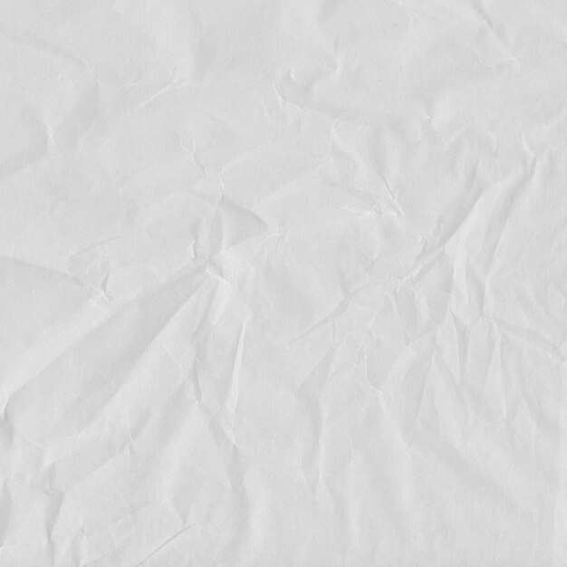 Texture de papier blanc froissé