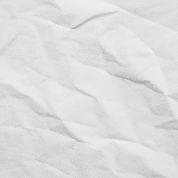 Texture de papier blanc papier froissé blanc