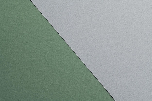 Texture de papier de fond de papier kraft rugueux couleurs vert gris Maquette avec espace de copie pour le texte