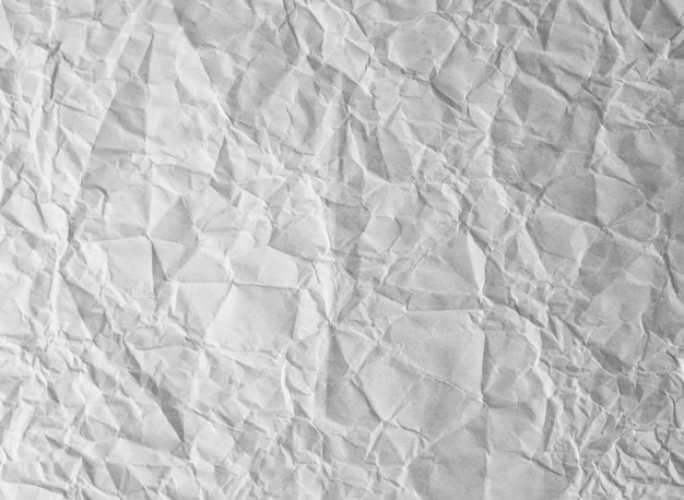 Photo une texture de papier froissé blanc avec une texture rugueuse