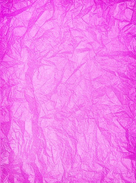 Texture de papier froissé rose abstrait