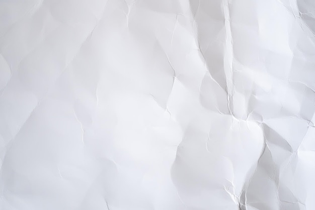 Texture de papier froissé vierge et fond avec espace