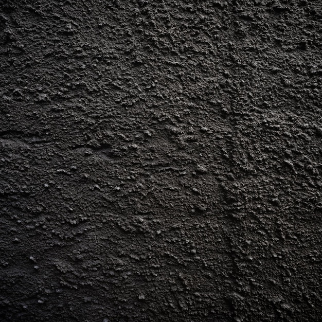 texture de la paroi grossièrement peinte en noir