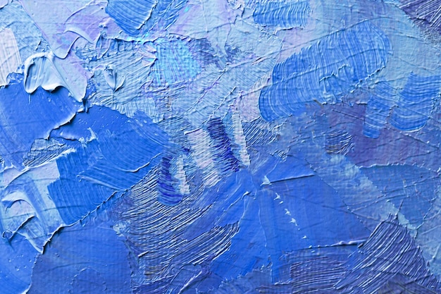Texture de peinture à l'huile abstraite sur fond de toile