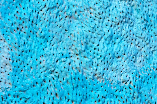 Texture pierre bleue avec trous, béton, roche.