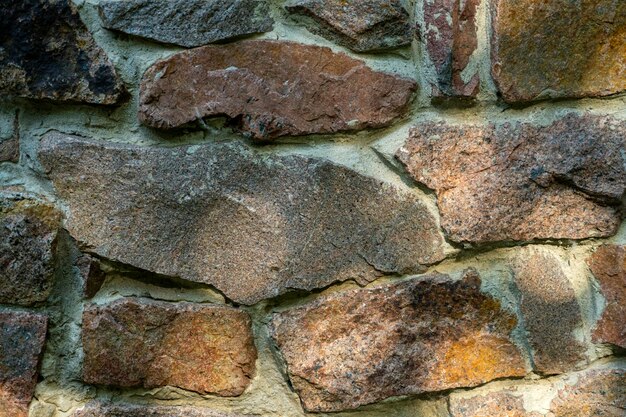 Texture de pierre. Mur de pierre. trottoir sur le chemin