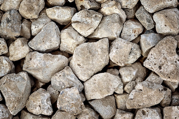 Texture de pierre pour l'arrière-plan Patron avec des roches ou du gravier