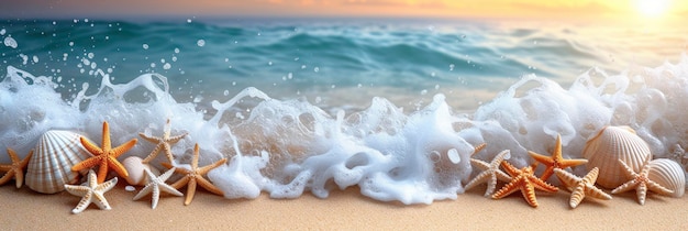 Texture de plage de sable avec des empreintes de pieds Image de fond