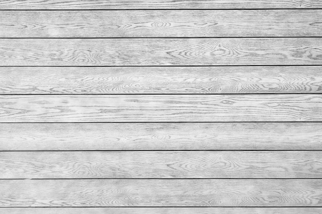 Texture de planche de bois blanc pour le fond