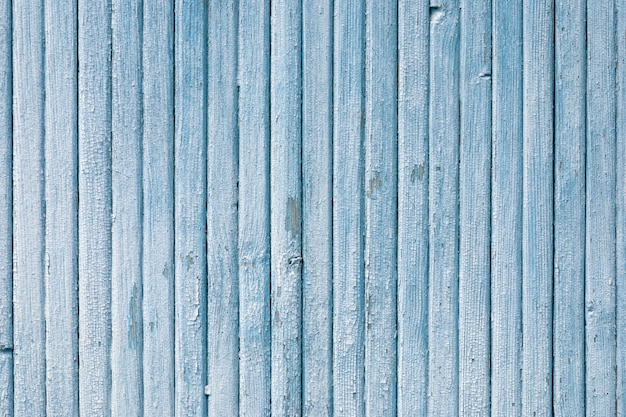 Texture de planches de bois anciennes verticales bleues