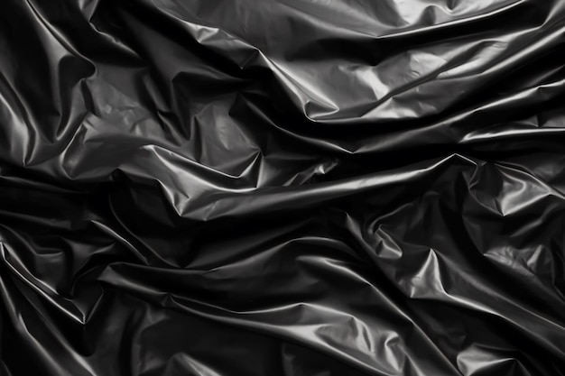 une texture en plastique noir