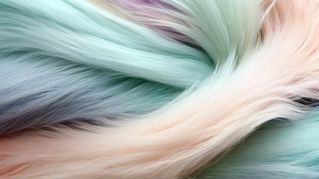 Photo texture de plume de couleur pastel fond abstrait