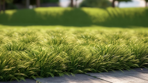 Texture réaliste de l'herbe des Bermudes pour l'aménagement paysager Unreal Engine 5