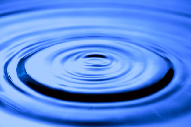 Photo texture ridée de l'eau bleue.