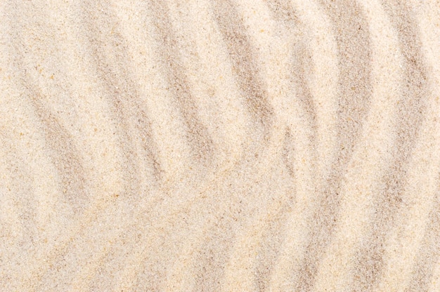 Texture de sable comme arrière-plan naturel Vue de dessus