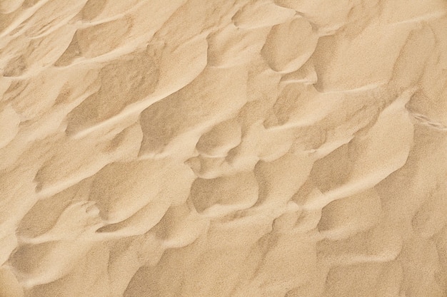 Texture de sable naturel Arrière-plan de sable ondulé pour les dessins d'été