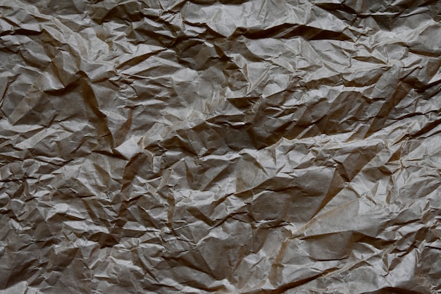 Texture de sac de papier froissé