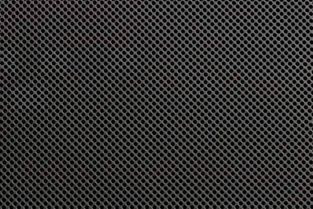 Texture de la saleté sur le fond du motif abstrait de la grille métallique noire