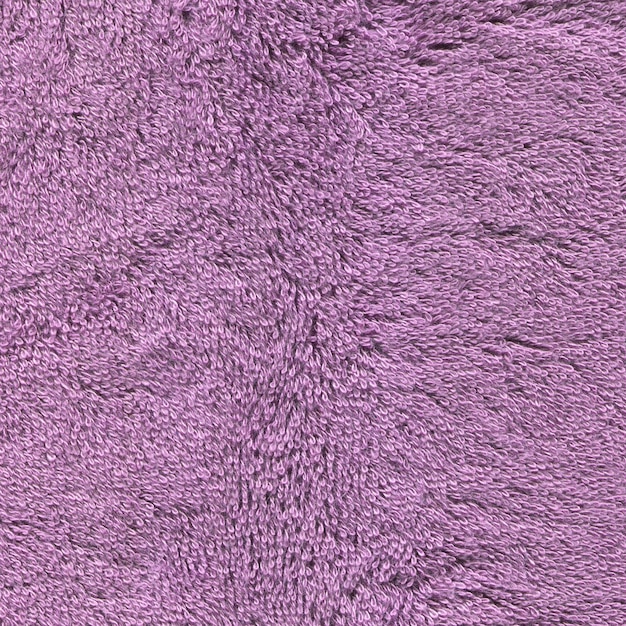 Texture de serviette de fibres violettes Fond de serviette de bain violet