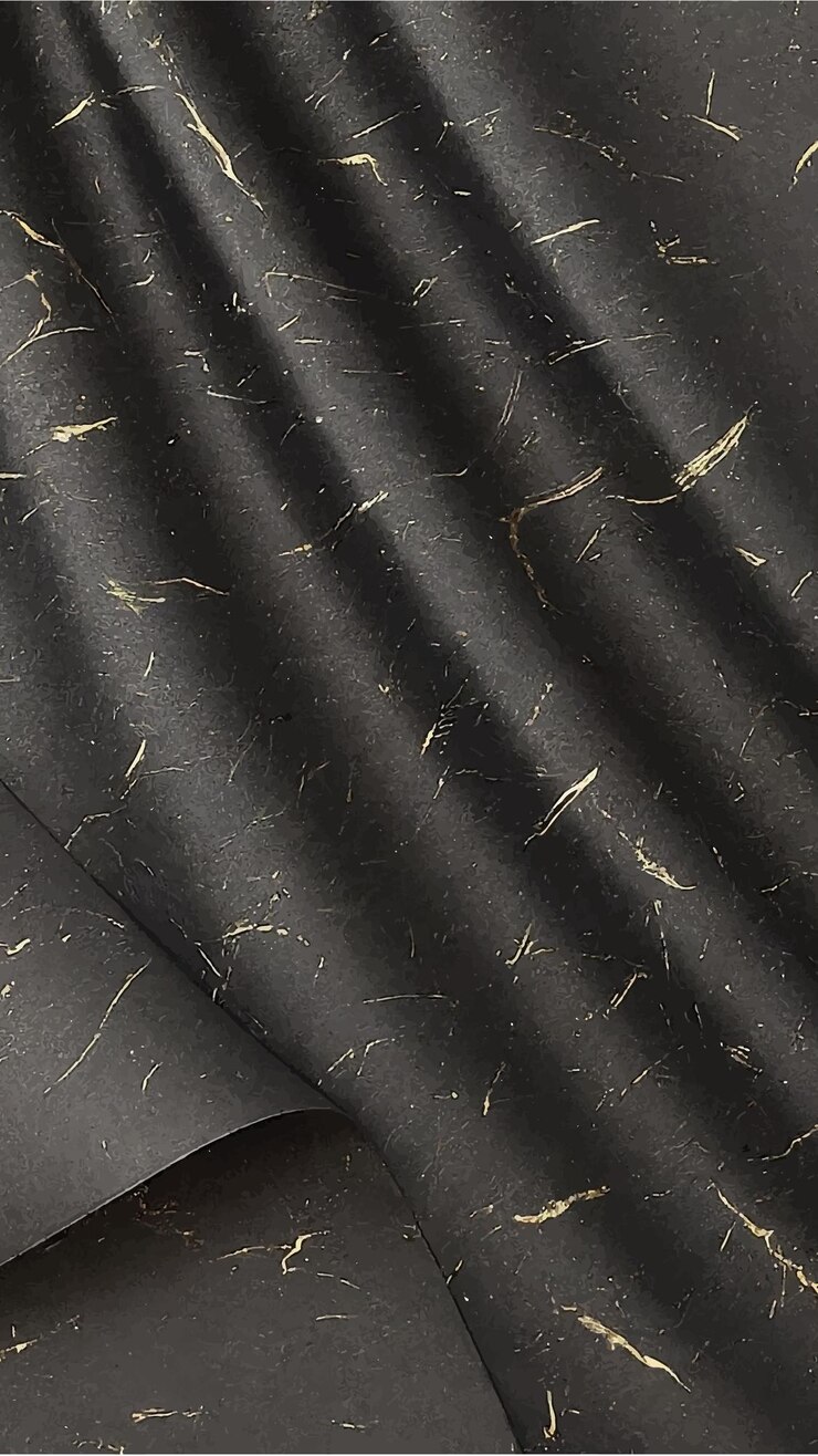 Photo texture de soie noire luxueuse