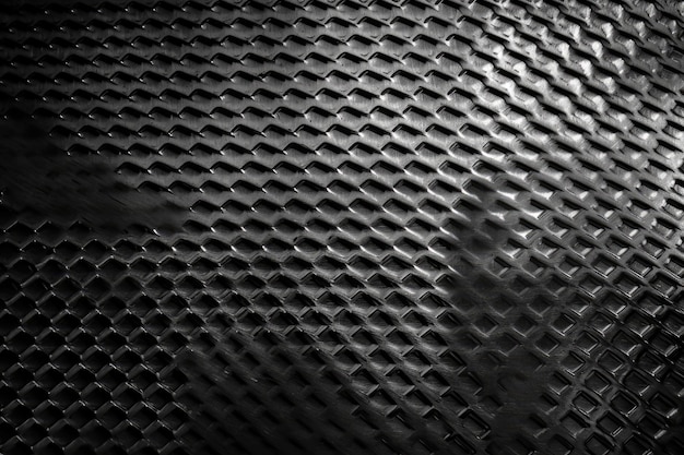 Texture de surface métallique monochromatique IA générative