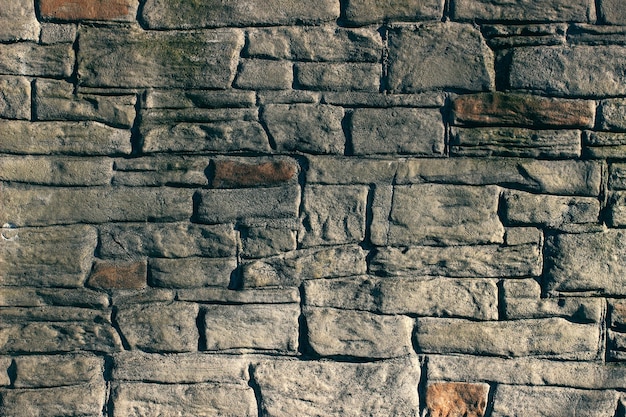 Texture ou surface de mur gris pierre