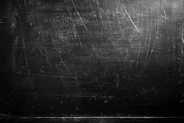 Texture de tableau noir grunge sombre sur fond de béton