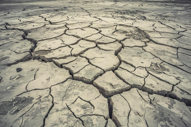 texture de terre fissurée