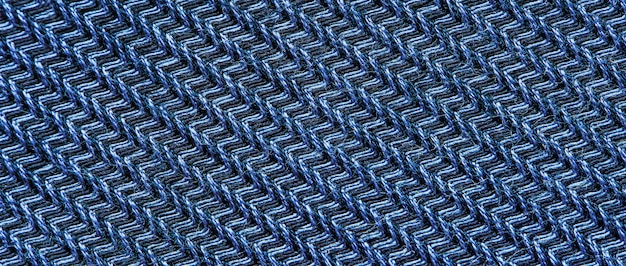 Texture de tissu bleu