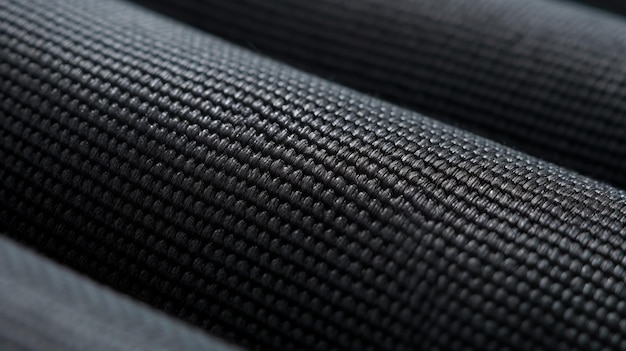 Texture de tissu de football noir avec maille d'air Fond de vêtements de sport