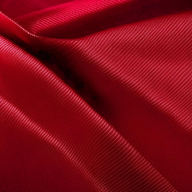 Texture de tissu de luxe en soie rouge ou satin fond abstrait