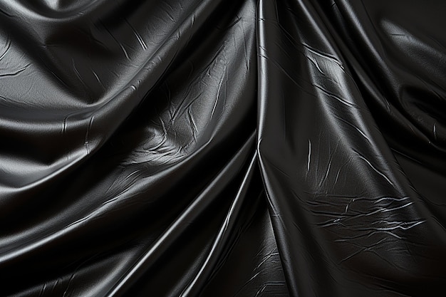 texture de tissu noir